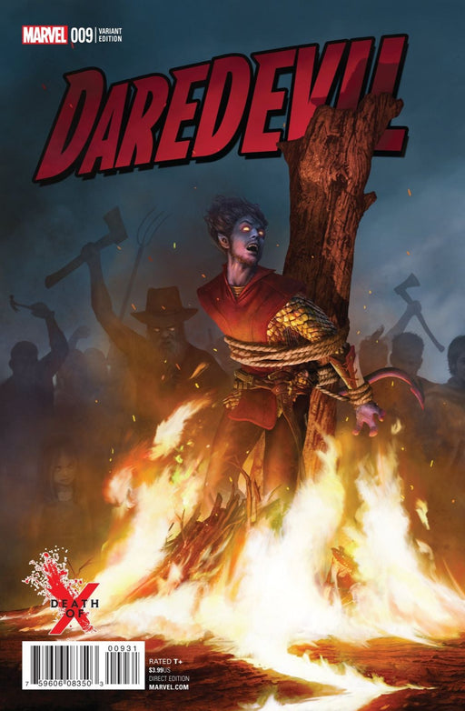 Comic Books Marvel Comics - Daredevil (2016 5th Series) 009 - Death of X Variant Edition (Cond. FN) - 1545 - Cardboard Memories Inc.