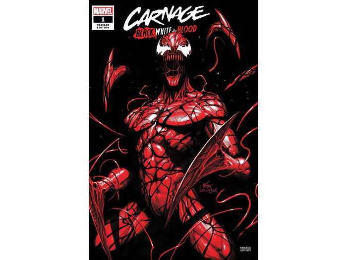 Comic Books Marvel Comics - Carnage Black White and Blood 001 of 4 - Inhyuk Lee Variant Edition - Cardboard Memories Inc.
