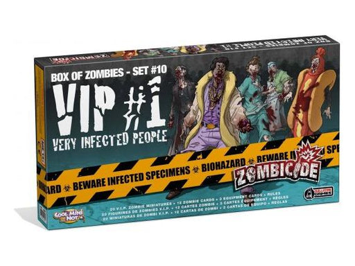 Board Games Cool Mini or Not - Zombicide - Box of Zombies - 9 - VIP - 1 Very Infected People - Cardboard Memories Inc.