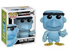 Action Figures and Toys POP! - Television- Muppets - Sam The Eagle - DAMAGED BOX - Cardboard Memories Inc.