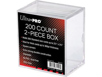 Supplies Ultra Pro - 2-Piece Box - 200 Count - Cardboard Memories Inc.