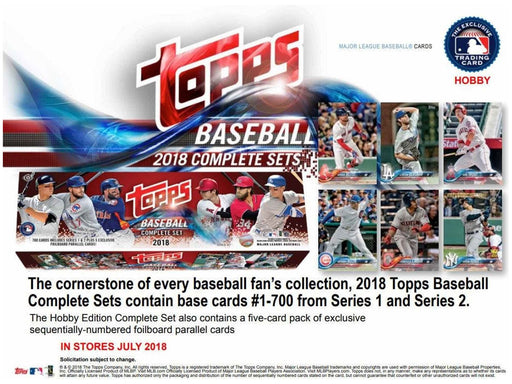 Sports Cards Topps - 2018 - Baseball - Complete Series 1 and 2 Factory Set - Cardboard Memories Inc.