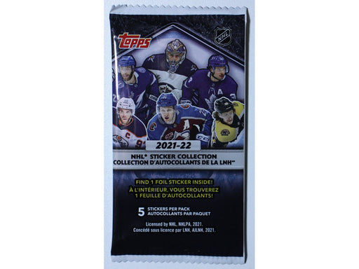 Sports Cards Topps - 2021-22 - Hockey - Sticker Pack - Cardboard Memories Inc.