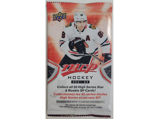 Non Sports Cards Upper Deck MVP - 2021-22 - Hockey - NHL - Trading Card Gravity Feed Pack - Cardboard Memories Inc.