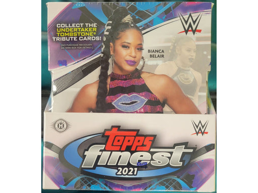Sports Cards Topps - 2021 - WWE - Finest - Trading Card Hobby Box - Cardboard Memories Inc.