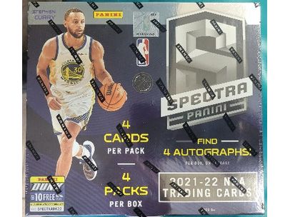 Sports Cards Panini - 2021-22 - Basketball - Spectra - Hobby Box - Cardboard Memories Inc.