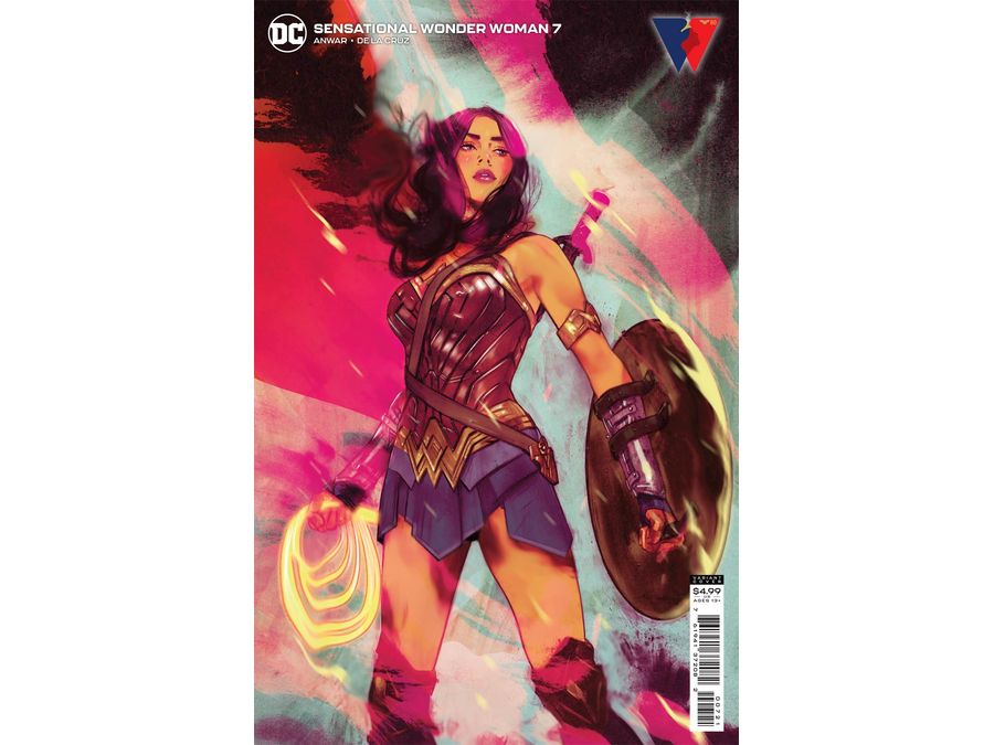 Comic Books DC Comics - Sensational Wonder Woman 007 - Lotay Card Stock Variant Edition (Cond. VF-) - 10560 - Cardboard Memories Inc.