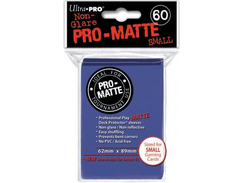 Supplies Ultra Pro - Matte Deck Protectors - Small Card Sleeves 60 Count - Blue - Cardboard Memories Inc.