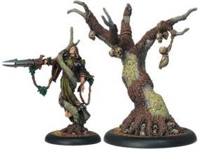 Collectible Miniature Games Privateer Press - Hordes - Circle Orboros - Cassius the Oathkeeper and Wurmwood - PIP 72043 - Cardboard Memories Inc.