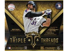 Sports Cards Topps - 2016 - Baseball - Triple Threads - Hobby Box - Cardboard Memories Inc.