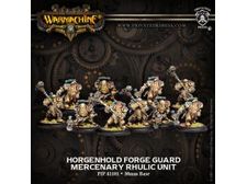 Collectible Miniature Games Privateer Press - Warmachine - Mercenaries - Horgenhold Forge Guard Unit - PIP 41101 - Cardboard Memories Inc.