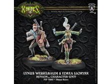 Collectible Miniature Games Privateer Press - Hordes - Minions - Lynus Wesselbaum and Edrea Lloryrr Unit - PIP 75065 - Cardboard Memories Inc.