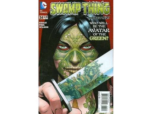 Comic Books DC Comics - Swamp Thing (2011 5th Series) 034 (Cond. VF-) - 8590 - Cardboard Memories Inc.