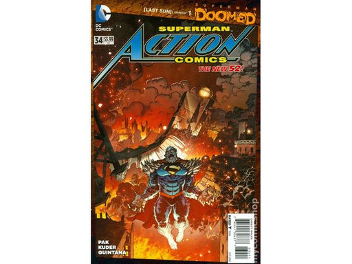 Comic Books DC Comics - Action Comics 034 (Cond VF-) - 13399 - Cardboard Memories Inc.