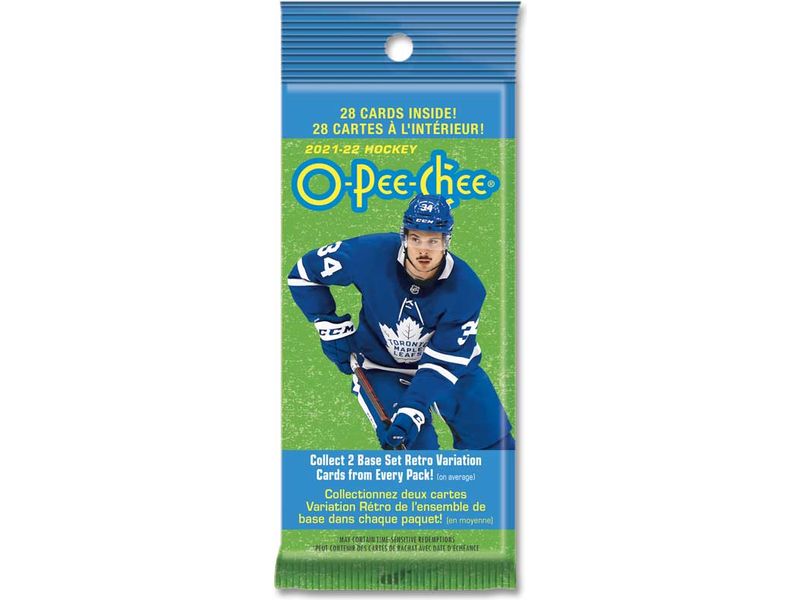 Sports Cards Upper Deck - 2021-22 - Hockey - O-Pee-Chee - Fat Pack - Cardboard Memories Inc.