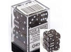 Dice Chessex Dice - Translucent Smoke with White - Set of 12 D6 - CHX 23608 - Cardboard Memories Inc.