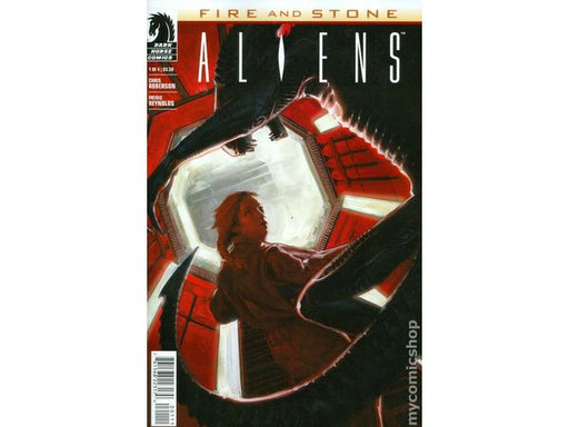 Comic Books Dark Horse Comics - Aliens Fire and Stone 001 (Cond. VF-) - 13637 - Cardboard Memories Inc.