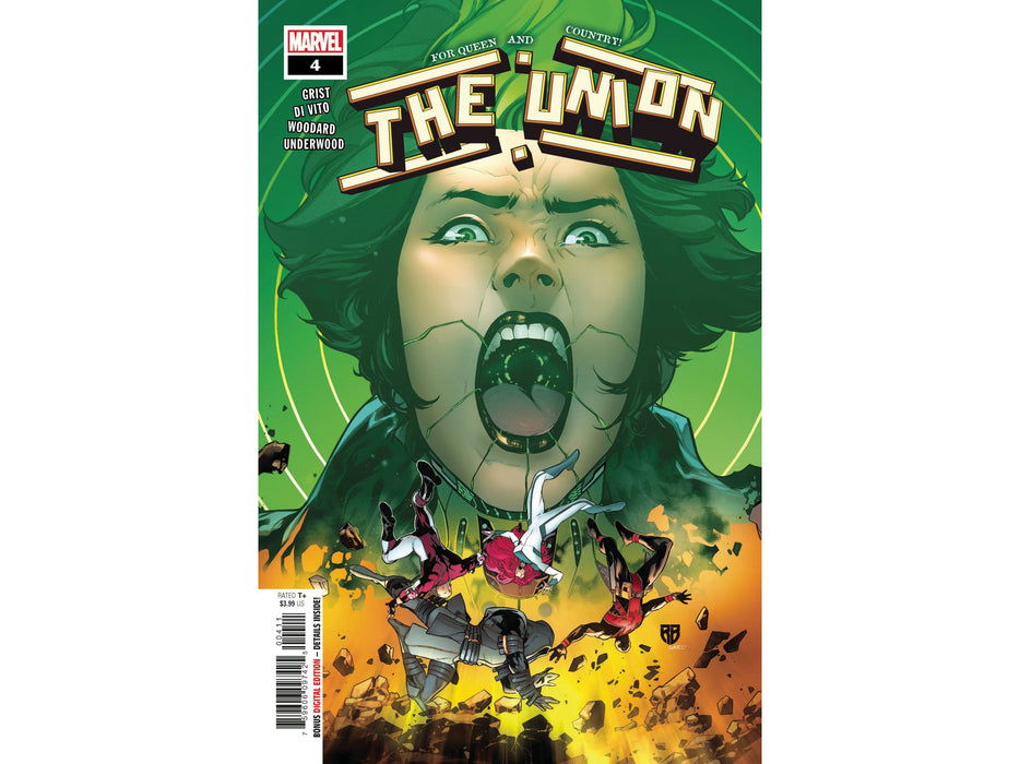 Comic Books Marvel Comics - The Union 004 of 5 (Cond. VF-) - 11979 - Cardboard Memories Inc.