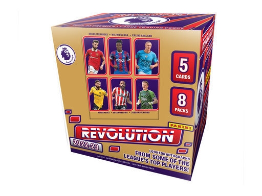 Sports Cards Panini - 2022-23 - Soccer - Revolution - Hobby Box - DAMAGED BOX - Cardboard Memories Inc.