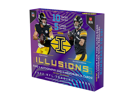 Sports Cards Panini -  2022 - NFL -  Illusions Hobby Box - Cardboard Memories Inc.