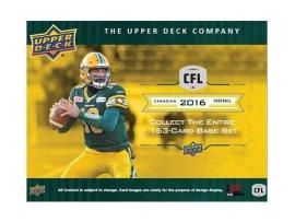 Sports Cards Upper Deck - 2016 - CFL Football - Hobby Box - Cardboard Memories Inc.
