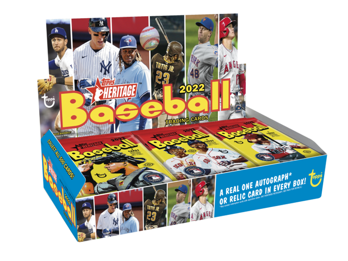 Sports Cards Topps - 2022 - Baseball - Heritage - Trading Card Hobby Box - Cardboard Memories Inc.