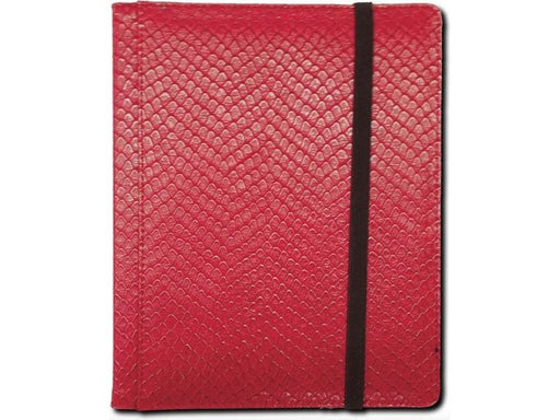 Supplies Legion - Dragonhide - 4-Pocket Sideloading Binder - Red - Cardboard Memories Inc.