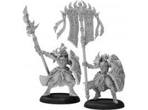 Collectible Miniature Games Privateer Press - Hordes - Skorne - Praetorian Karax Officer and Standard - PIP 74096 - Cardboard Memories Inc.