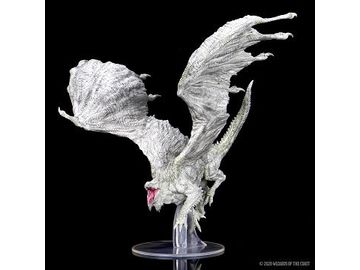 Role Playing Games Wizards of the Coast - Dungeons and Dragons - Icons of the Realms - Adult White Dragon - Cardboard Memories Inc.