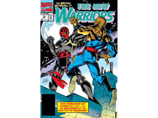 Comic Books Marvel Comics - New Warriors (1990 1st Series) 018 (Cond. FN/VF) - 13429 - Cardboard Memories Inc.