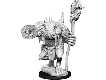 Role Playing Games Wizkids - Dungeons and Dragons - Nolzurs Marvellous Miniatures - Green Slaad - 90025 - Cardboard Memories Inc.