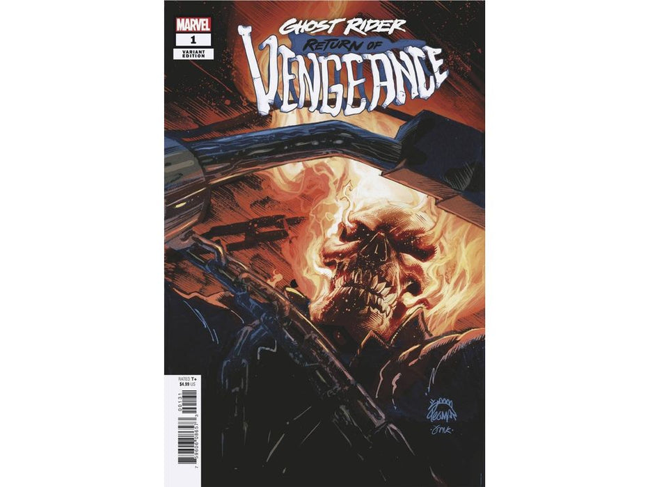 Comic Books Marvel Comics - Ghost Rider Return of Vengeance 001 - Stegman Variant Edition - 4941 - Cardboard Memories Inc.