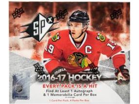 Sports Cards Upper Deck - 2016-17 - Hockey - SPX Hockey - Hobby Box - Cardboard Memories Inc.