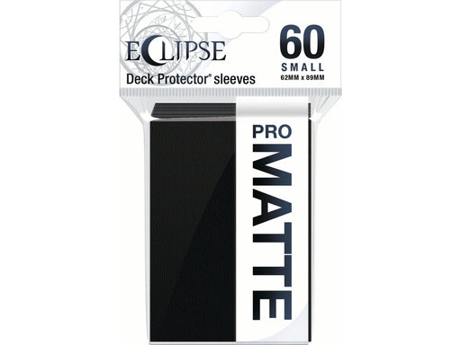Supplies Ultra Pro - Eclipse Matte Deck Protectors - Small Size - 60 Count Jet Black - Cardboard Memories Inc.