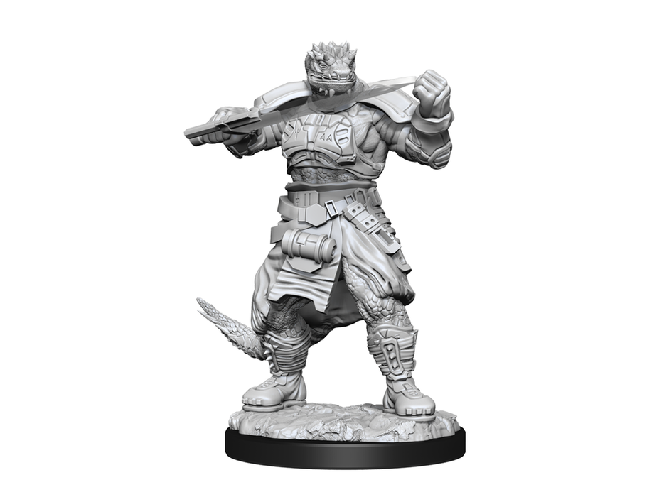 Role Playing Games Wizkids - Starfinder - Unpainted Miniature - Deep Cuts - Vesk Soldier - 90336 - Cardboard Memories Inc.