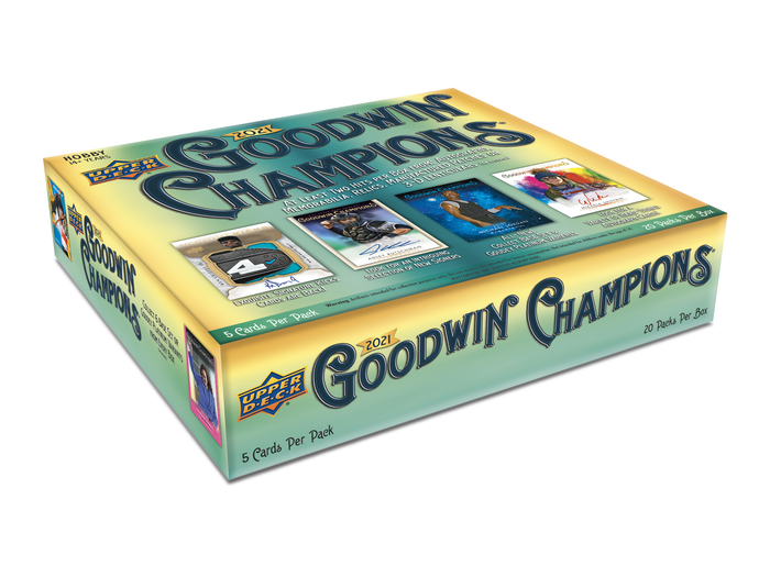 Sports Cards Upper Deck - 2021 - Goodwin Champions - Trading Card Hobby Box - Cardboard Memories Inc.