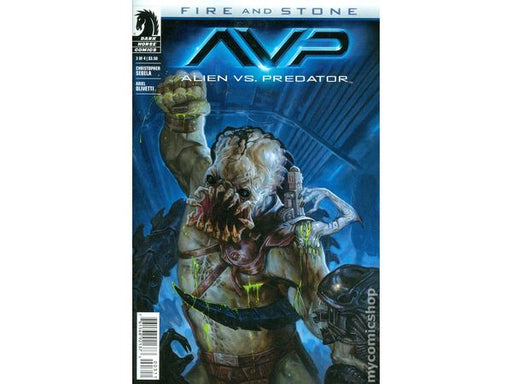 Comic Books Dark Horse Comics - Alien vs predator Fire and Stone 003 (Cond. VF-) - 13636 - Cardboard Memories Inc.