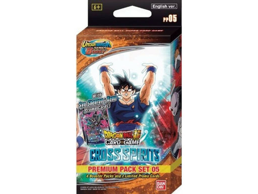 Trading Card Games Bandai - Dragon Ball Super - Unison Warriors 5 - Cross Spirits - Premium Pack Set - Cardboard Memories Inc.