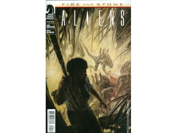 Comic Books Dark Horse Comics - Aliens Fire and Stone 004 (Cond. VF-) - 13635 - Cardboard Memories Inc.