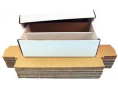 Supplies BCW - Cardboard Card Box - 1600 Count - Shoebox Style - Bundle of 25 - Cardboard Memories Inc.