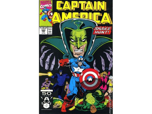Comic Books Marvel Comics - Captain America (1968 1st Series) 382 (Cond. VF-) - 7281 - Cardboard Memories Inc.