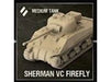 miniatures Gale Force Nine - World of Tanks - Wave 3 - British - Sherman Firefly - Medium Tank - 494121 - Cardboard Memories Inc.