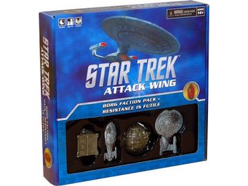 Collectible Miniature Games Wizkids - Star Trek Attack Wing - Borg Faction Pack - Resistance is Futile - Cardboard Memories Inc.