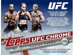 Sports Cards Topps - 2017 - UFC - Chrome - Hobby Box - Cardboard Memories Inc.