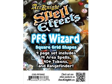 Board Games Arc Knight - Spell Effects - Pathfinder Wizard - Cardboard Memories Inc.
