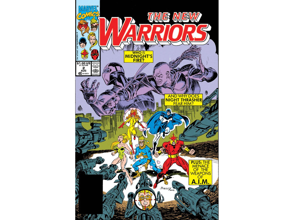 Comic Books Marvel Comics - New Warriors (1990 1st Series) 002 (Cond. FN-) - 13431 - Cardboard Memories Inc.
