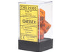 Dice Chessex Dice - Speckled Fire - Set of 7 - CHX 25303 - Cardboard Memories Inc.