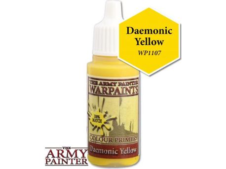 Paints and Paint Accessories Army Painter - Warpaints - Daemonic Yellow - Cardboard Memories Inc.