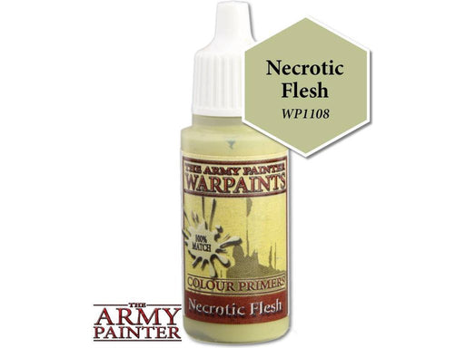 Paints and Paint Accessories Army Painter - Warpaints - Necrotic Flesh - Cardboard Memories Inc.
