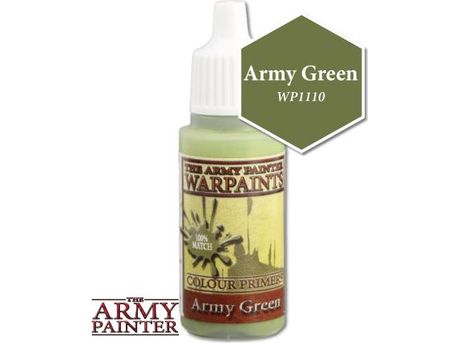Paints and Paint Accessories Army Painter - Warpaints - Army Green - Cardboard Memories Inc.